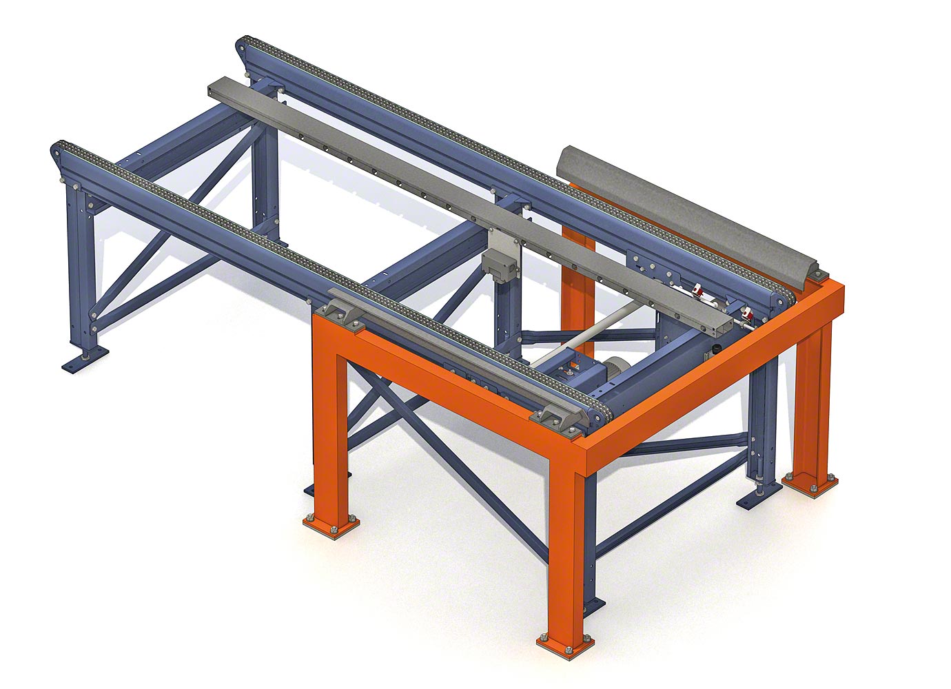 Conveyor system for pallets