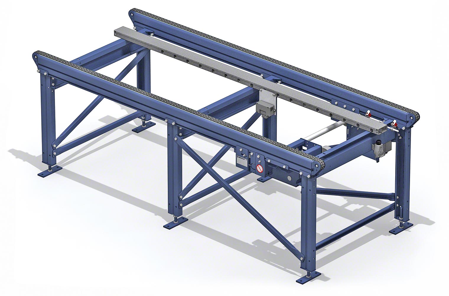 Conveyor system for pallets