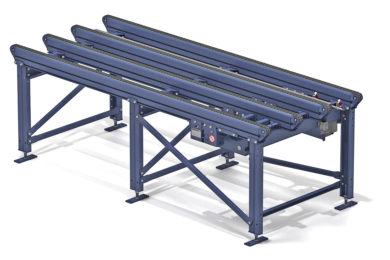 Conveyor system for pallets