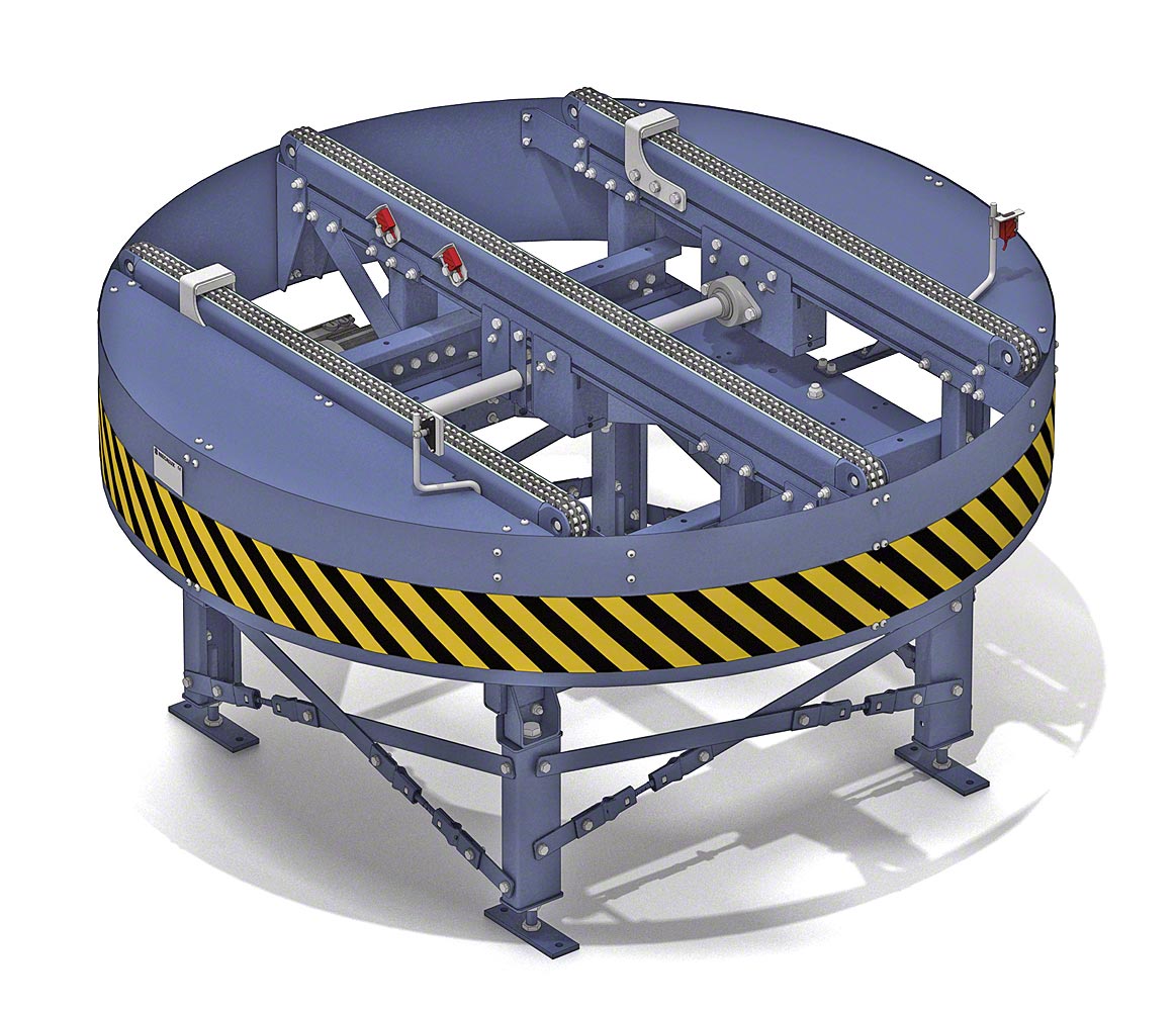 Conveyor system for pallets
