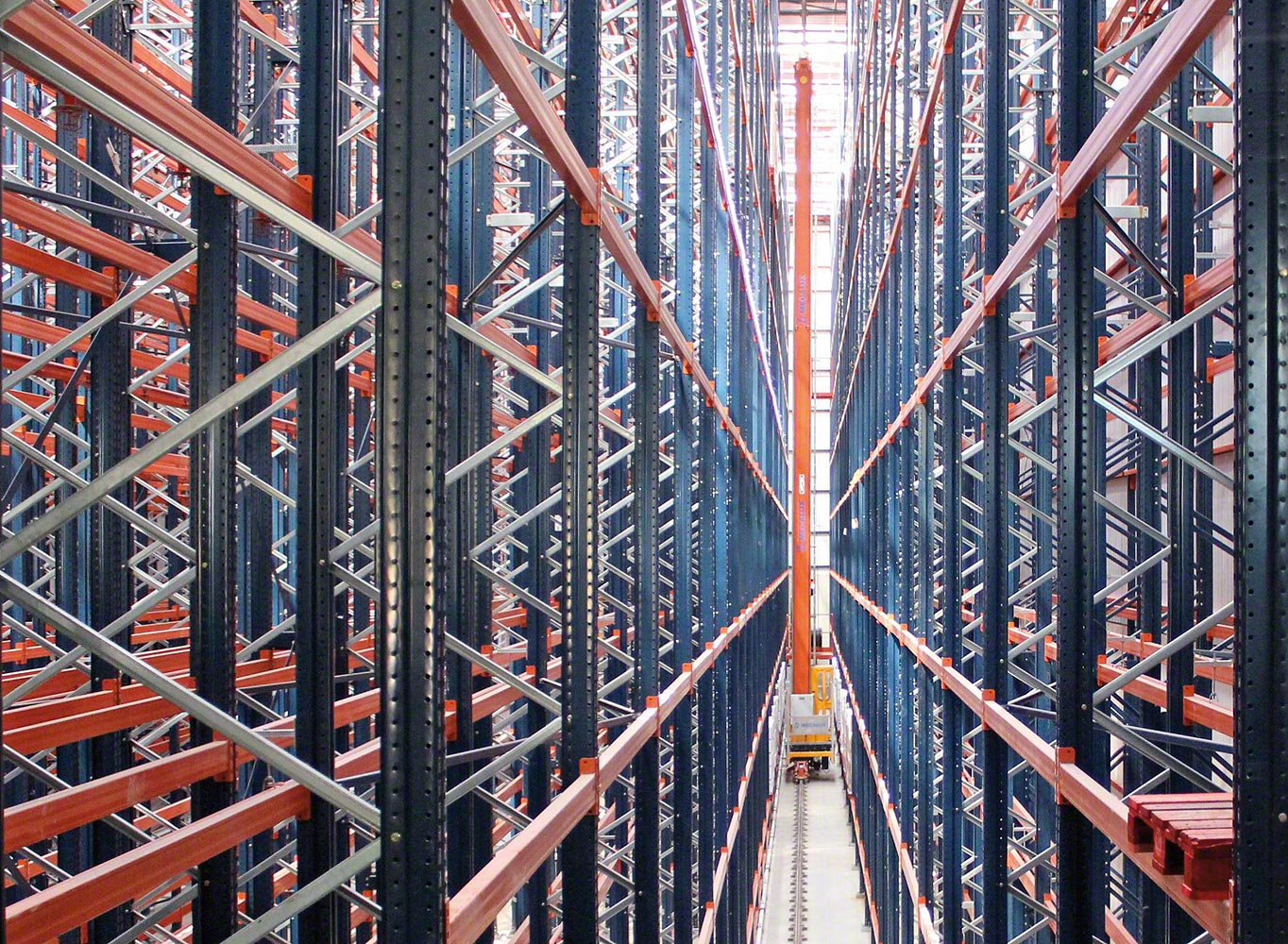 Stacker cranes for pallets