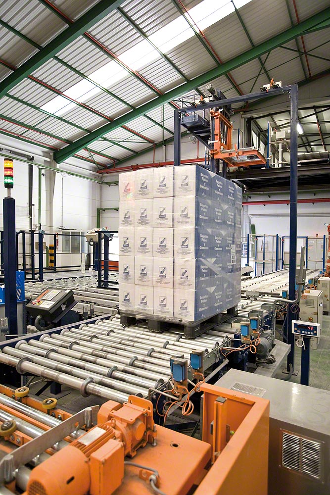 Conveyor system for pallets