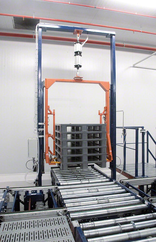 Conveyor system for pallets